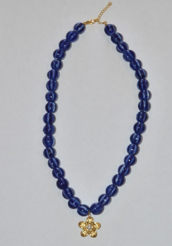 Collar - Flor de perla - Imagen 2