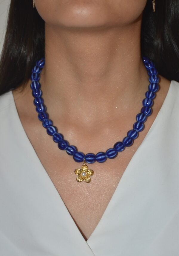 Collar - Flor de perla - Imagen 3